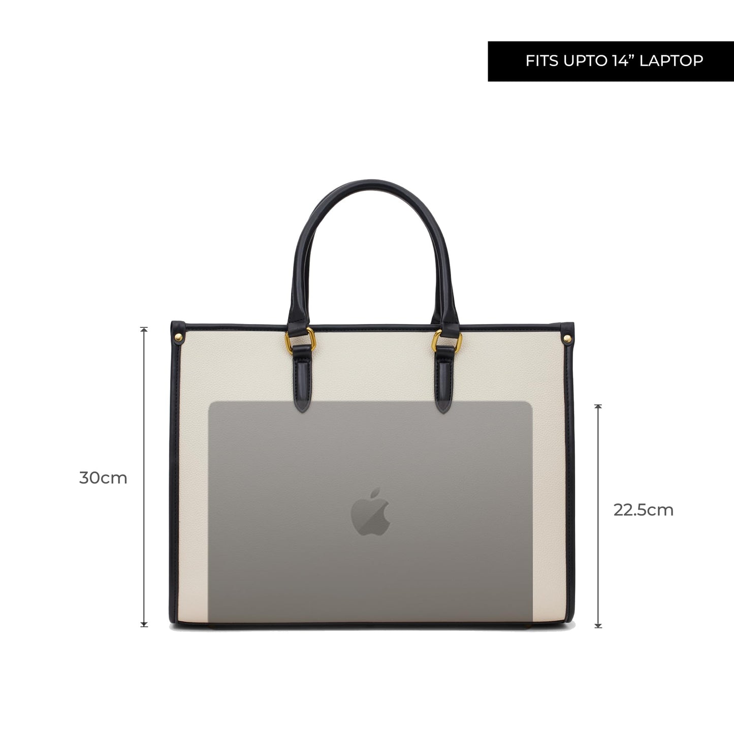 Miraggio Denice 2.0 Laptop Tote Bag For Women With Adjustable & Detachable Strap | Fits Upto 14 Inch Laptop | Office Bag For Women Stylish