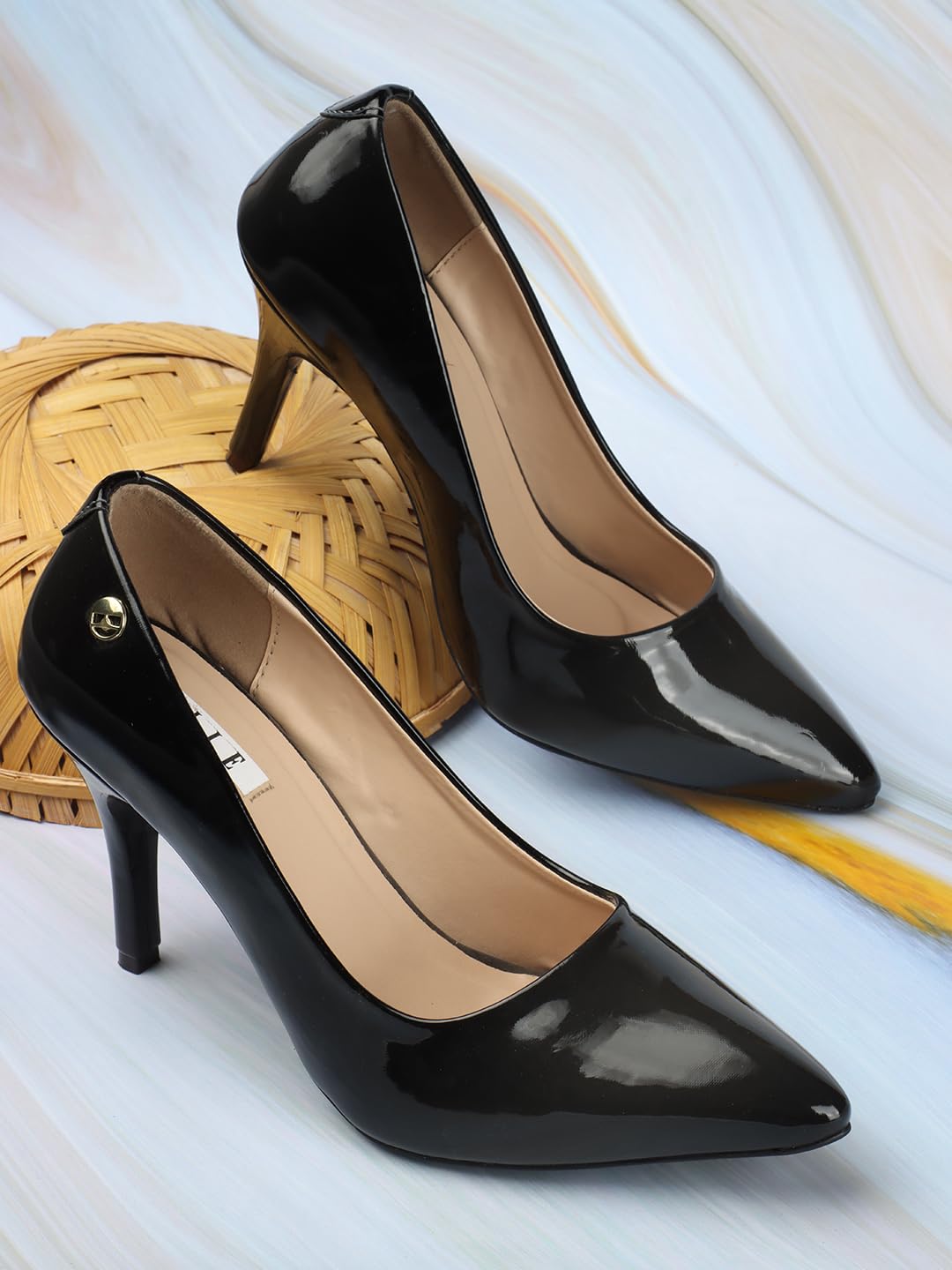 ELLE Women Shoes,Black,UK-7