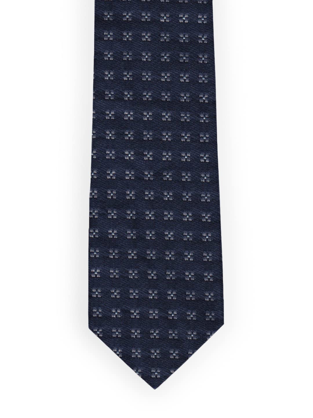 BLACKSMITH Tie, Cufflink, Pocket Square, Lapel Pin, Set of 4 for Men [ Free Size ] (BLFLOWERLOCK-84 SET)