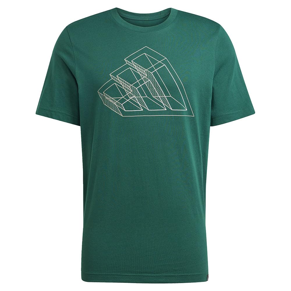 adidas Men Camo Woven Graphic Tee