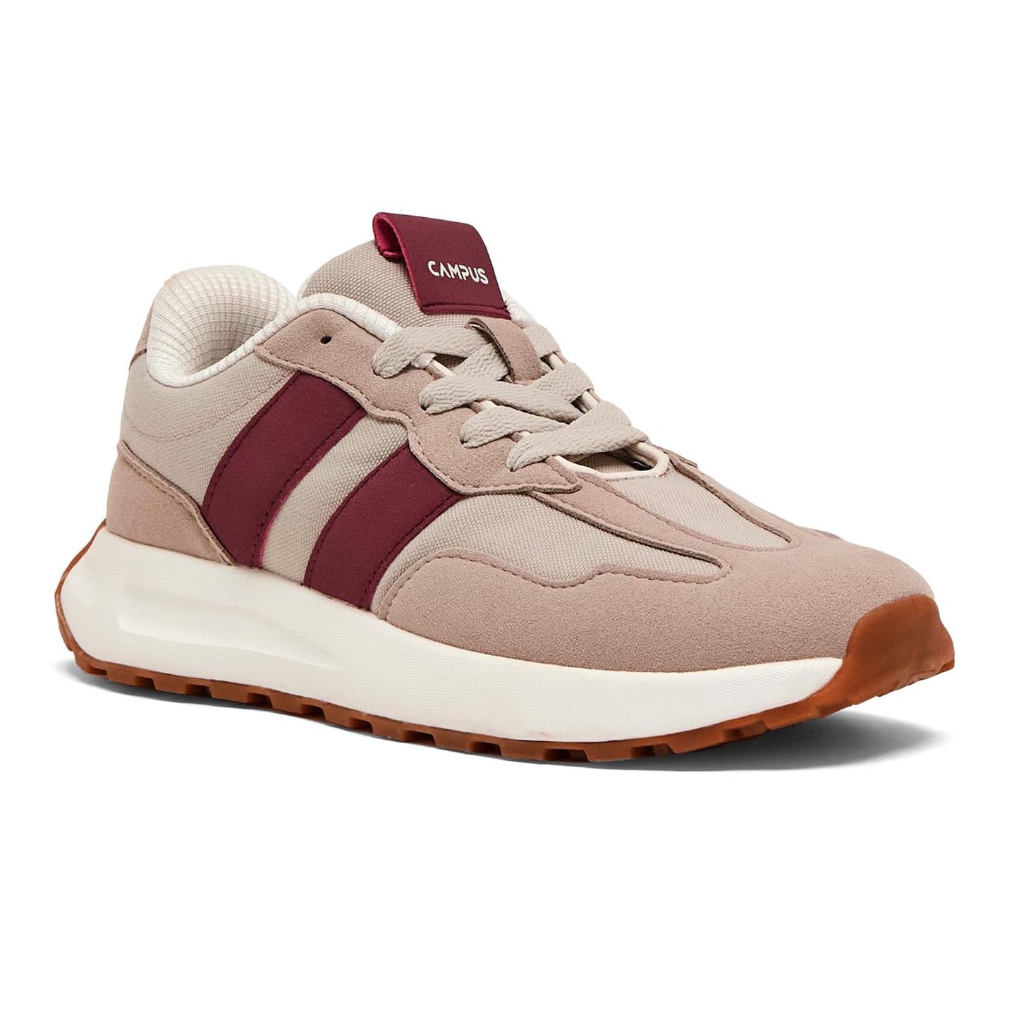 Campus Women Grit Fog/Apl Butr Sneakers - 4Uk/India, Beige, 4 UK
