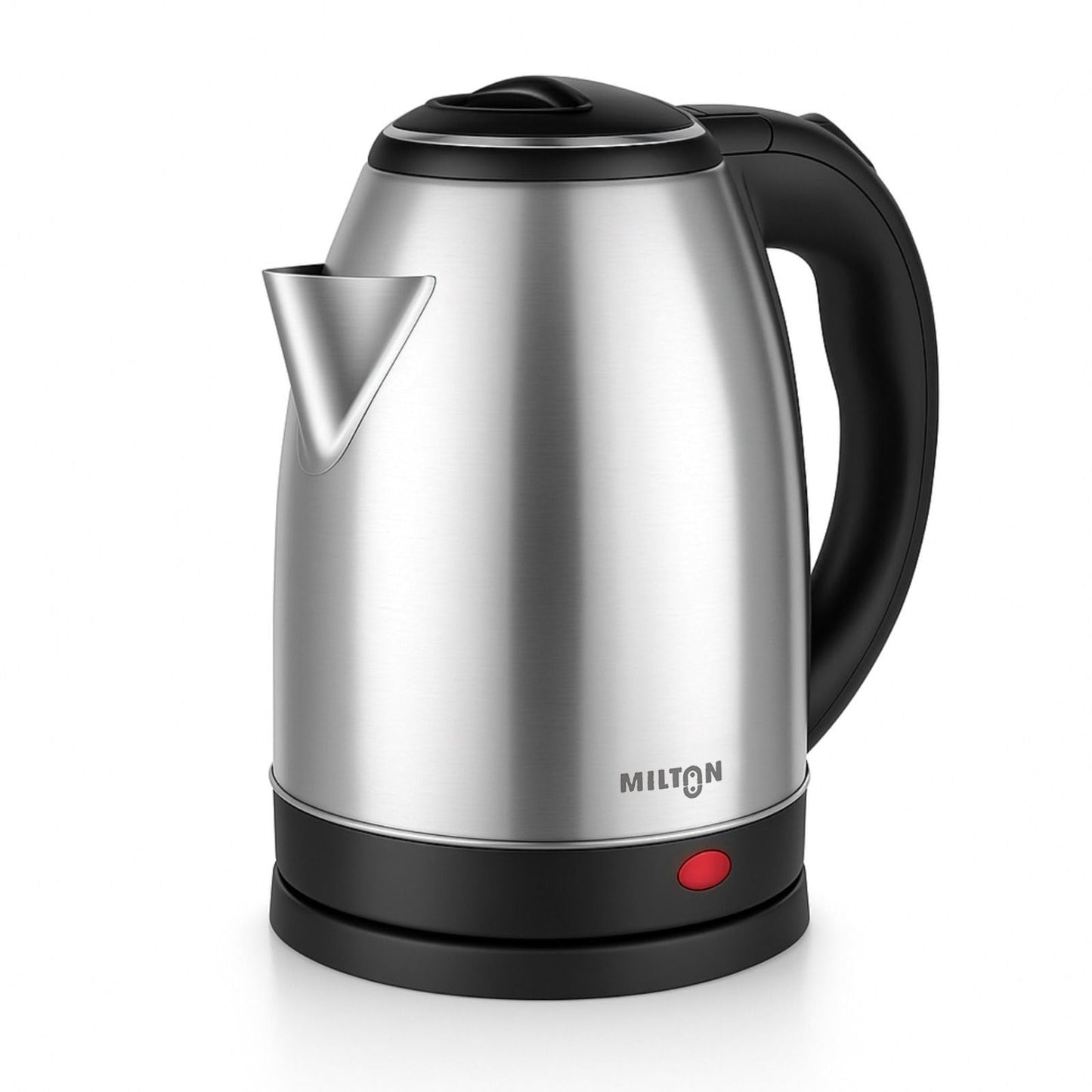 Milton Rapid Electric Kettle 1.8L | 1500 Watts | Stainless Steel Hot Water portable Electric Kettle for Home, Office | Auto Cut-Off with Wide Mouth | Cool-touch Handle and Single-Touch Lid Lock