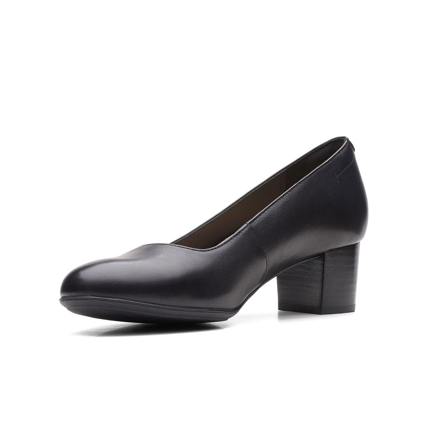 Clarks Linnae Pump Black Leat UK-6