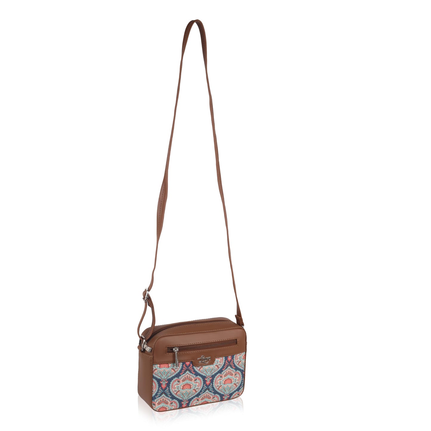 LIVRO Handcrafted Vegan Leather Latest Sling Bag for Women | Stylish & Exotic Printed Crossbody Bag for Girls | Trendy Sling Bag for College & Casual Use | Lightweight & Spacious | Alipo Bag