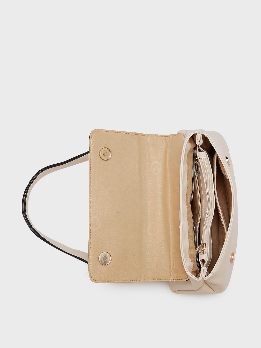 Caprese Bloom Sling Medium Off White Bag for Women|Adjustable Strap for Comfortable Wear|Stylish,Versatile Crossbody Bag for Everyday Use, Travel, and Special Occasions