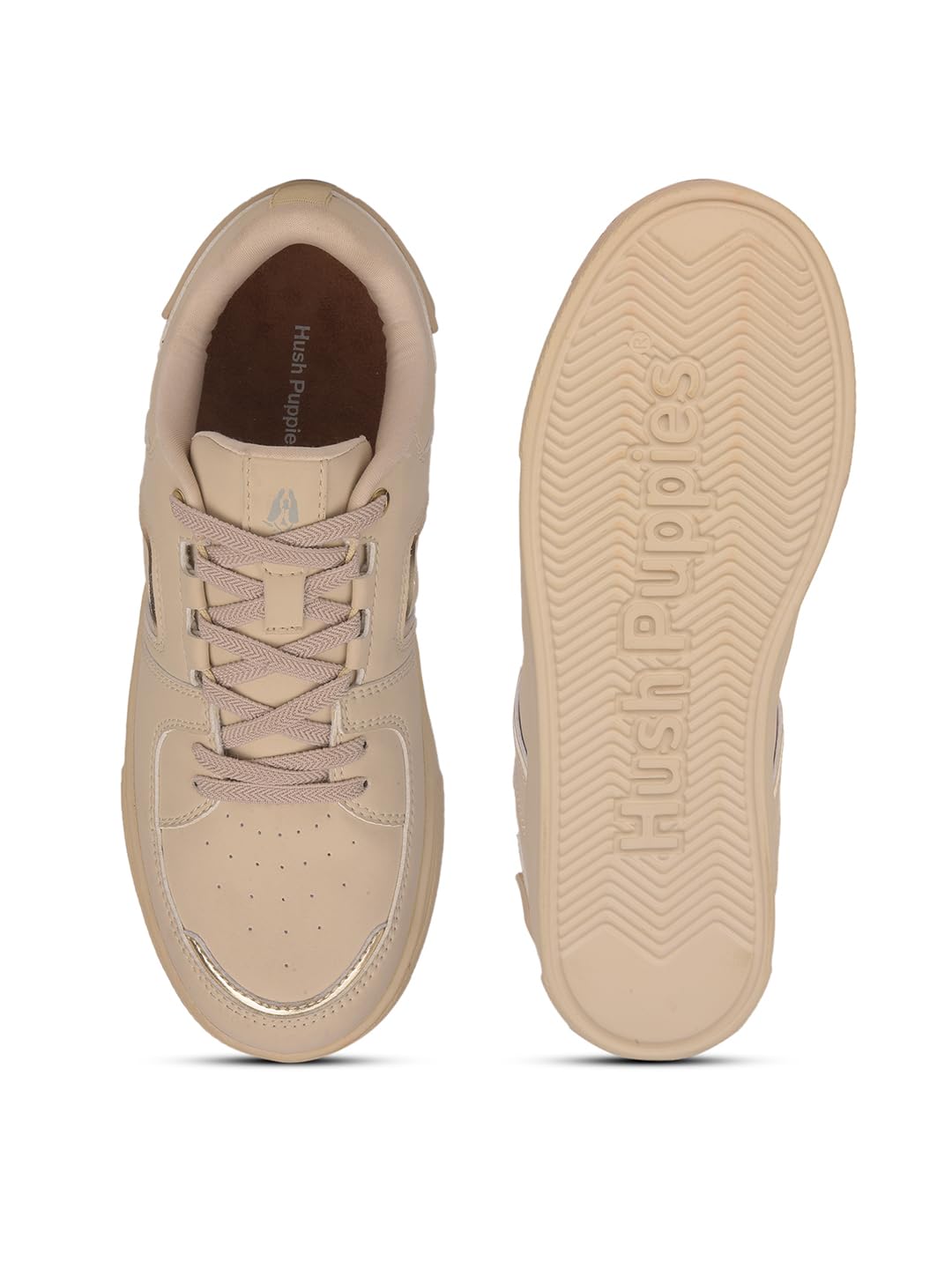 Hush Puppies Women's Casuals Shoes Beige (5 UK)