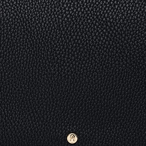 Accessorize London Women'S Faux Leather Black Tara Triple Compartment Sling Bag