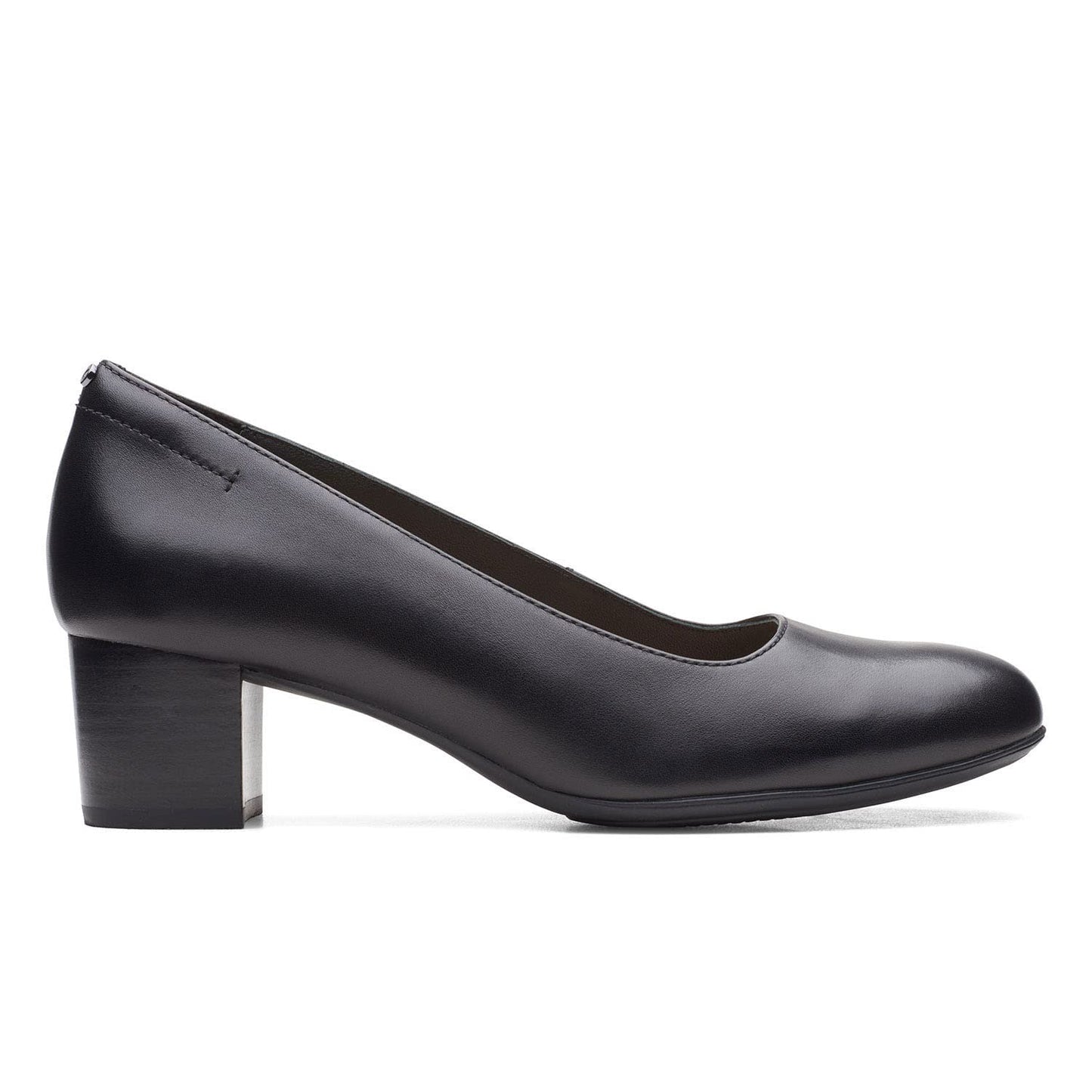 Clarks Linnae Pump Black Leat UK-6