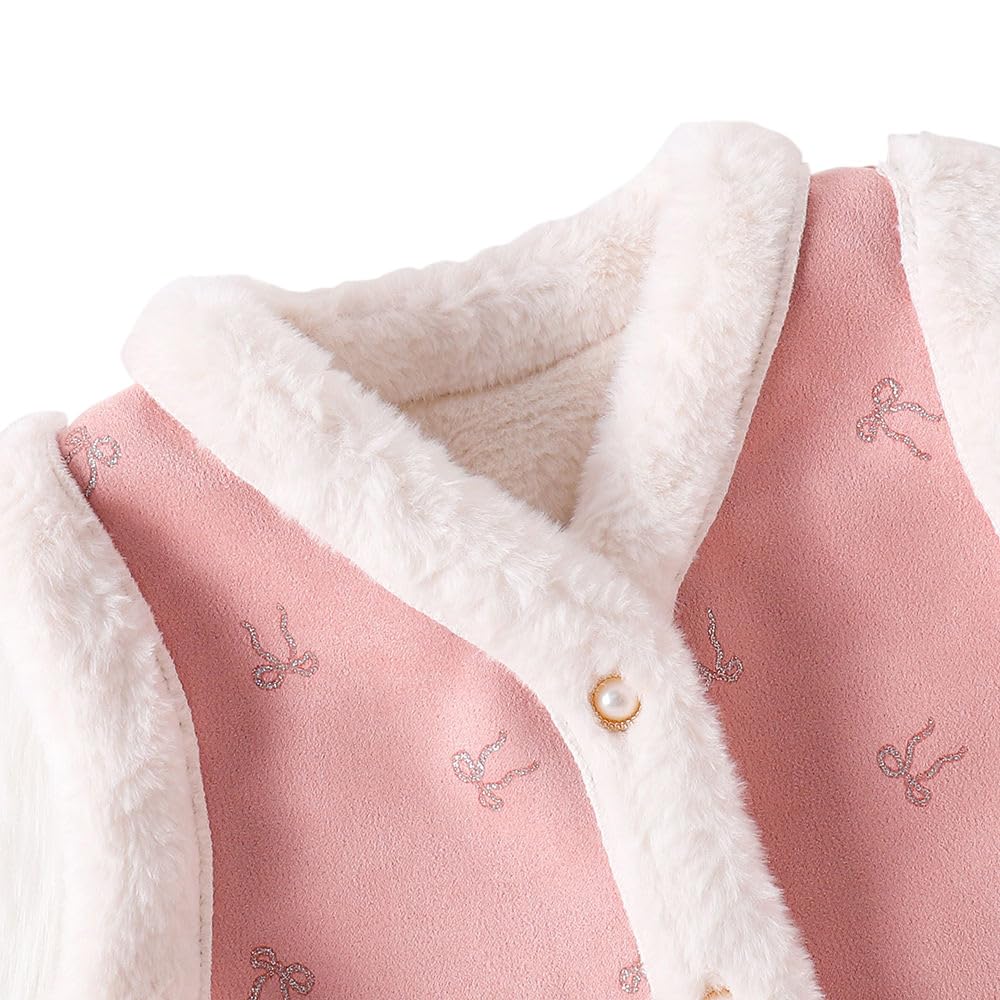 Hopscotch Girls Polyester Waist Length Jackets in Pink Color For Ages (2-3 Years)