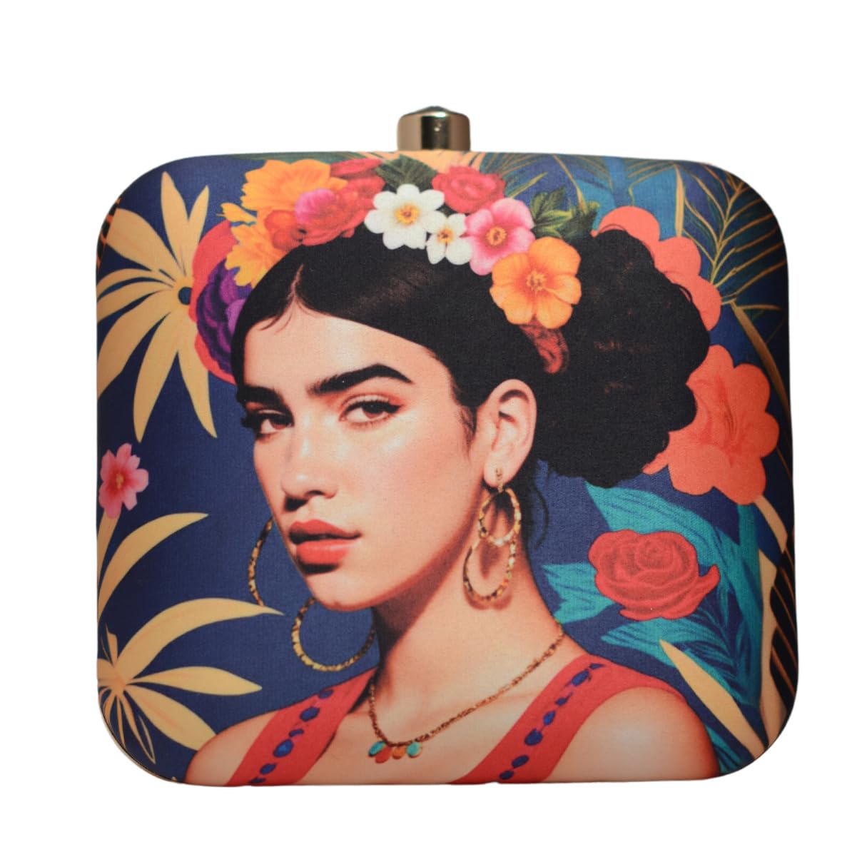 Artklim Dua Lipa Printed Clutch