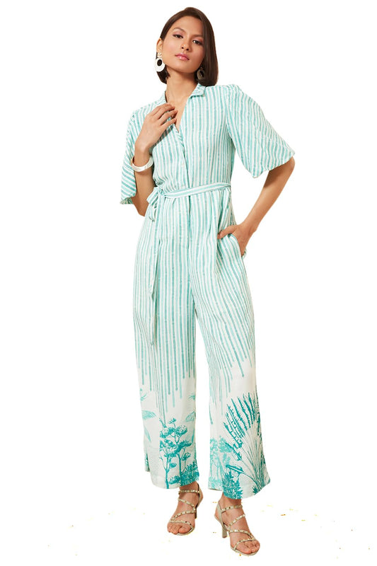 Marigold Lane by Pantaloons Women's Jumpsuit White