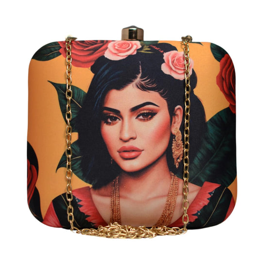 Artklim Kylie Jenner Printed Clutch