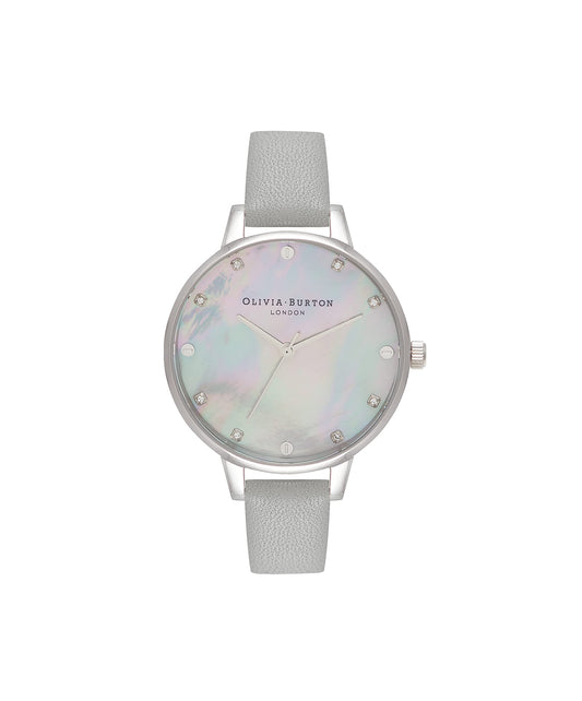 Olivia burton Classics Analog Gray Dial Women's Watch-OB16SE16