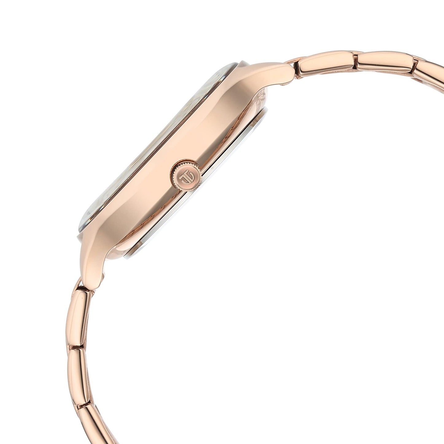 Titan Premium Workwear White Dial Analog Date Stainless Steel Strap Watch for Women-NS2674WM02