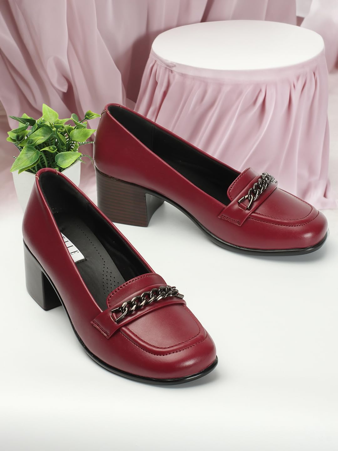 ELLE Women Shoes,Cherry,UK-6