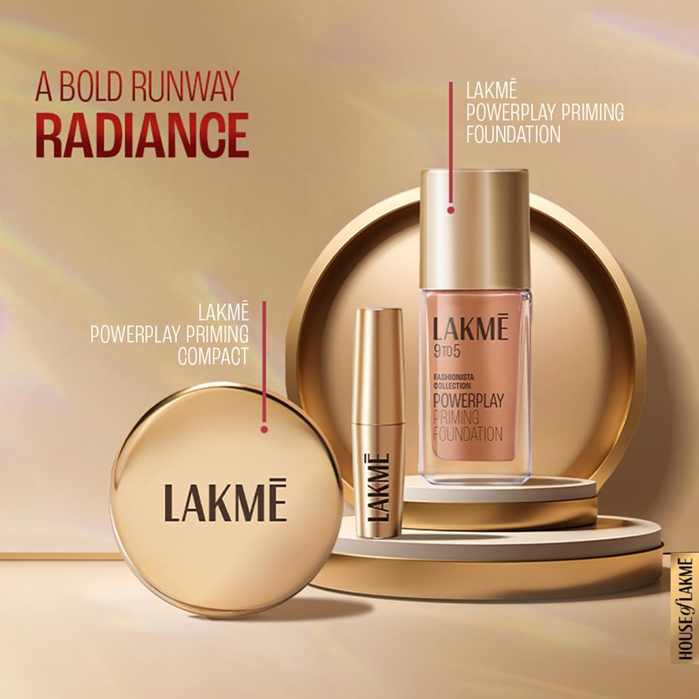 Lakme Powerplay Priming Matte Lipstick, Smooth Matte Finish, Lightweight Lipstick, Smudgeproof, Lasts 16hrs, Hydrates Lips, Dusty Pink, 3.6g