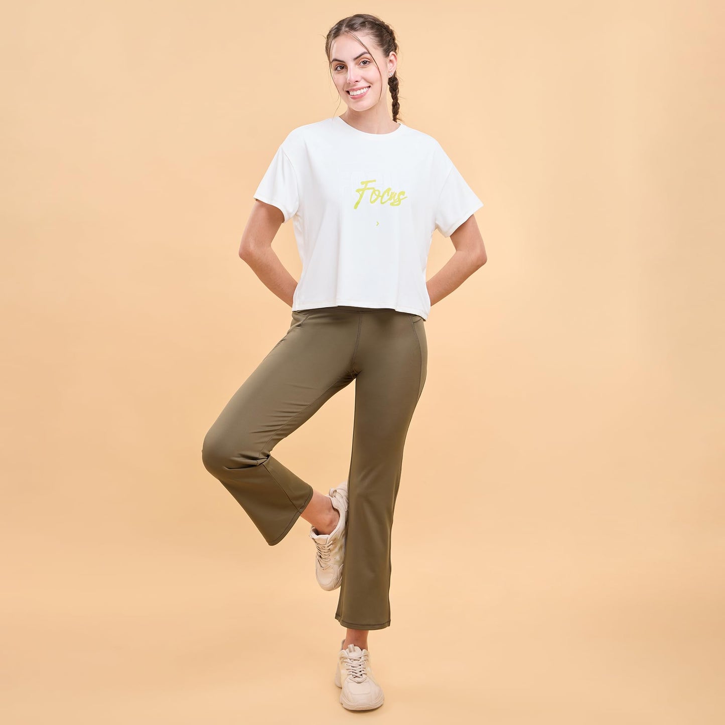 Enamor Women's Relaxed Track Pants (A402_Rouge