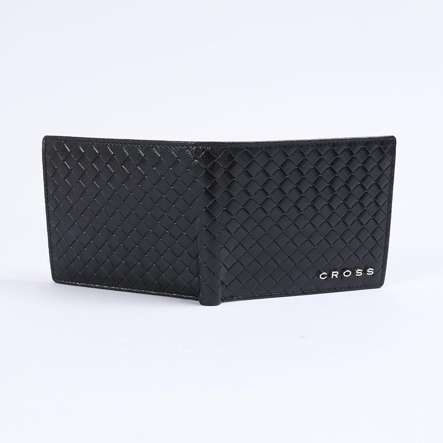 Cross Black Joelsy-Bi-Fold Leather Coin Wallet for Men | 1 Coin Pockert |4 Card Slots |2 Slip in Pocket & 2 Full Length Currency Compartments
