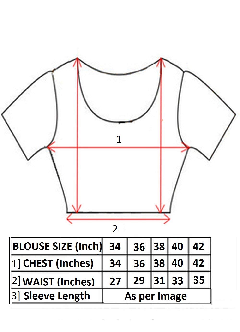 Madhu Fashion Women's Poly Raw Silk Readymade Embroidered Saree Blouse (32, Pink)