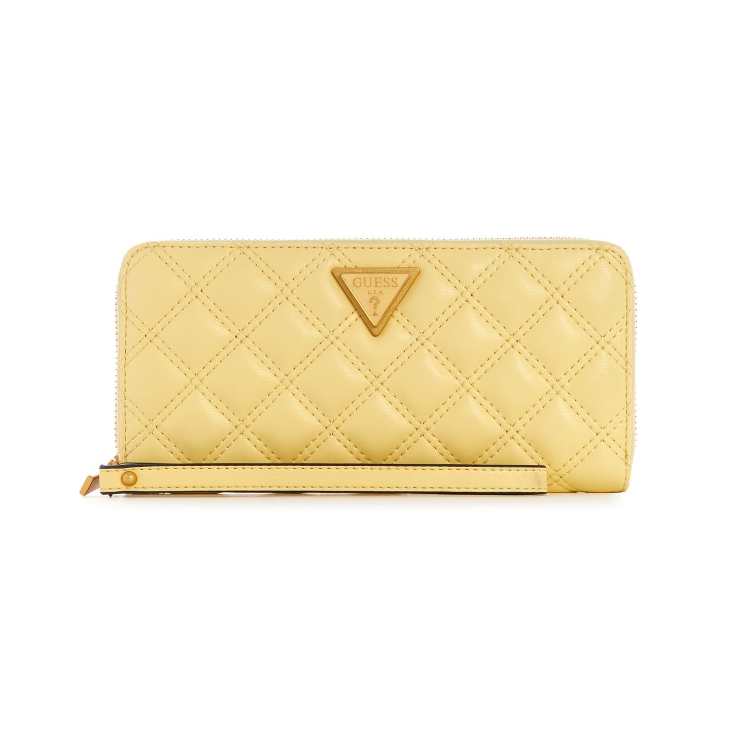 Guess Women's Yellow Soild Wallet| Ladies Purse Handbags | Gift For Ladies