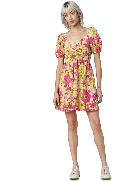 ONLY Regular Fit Dress (124156701_Apricot Ice_40)