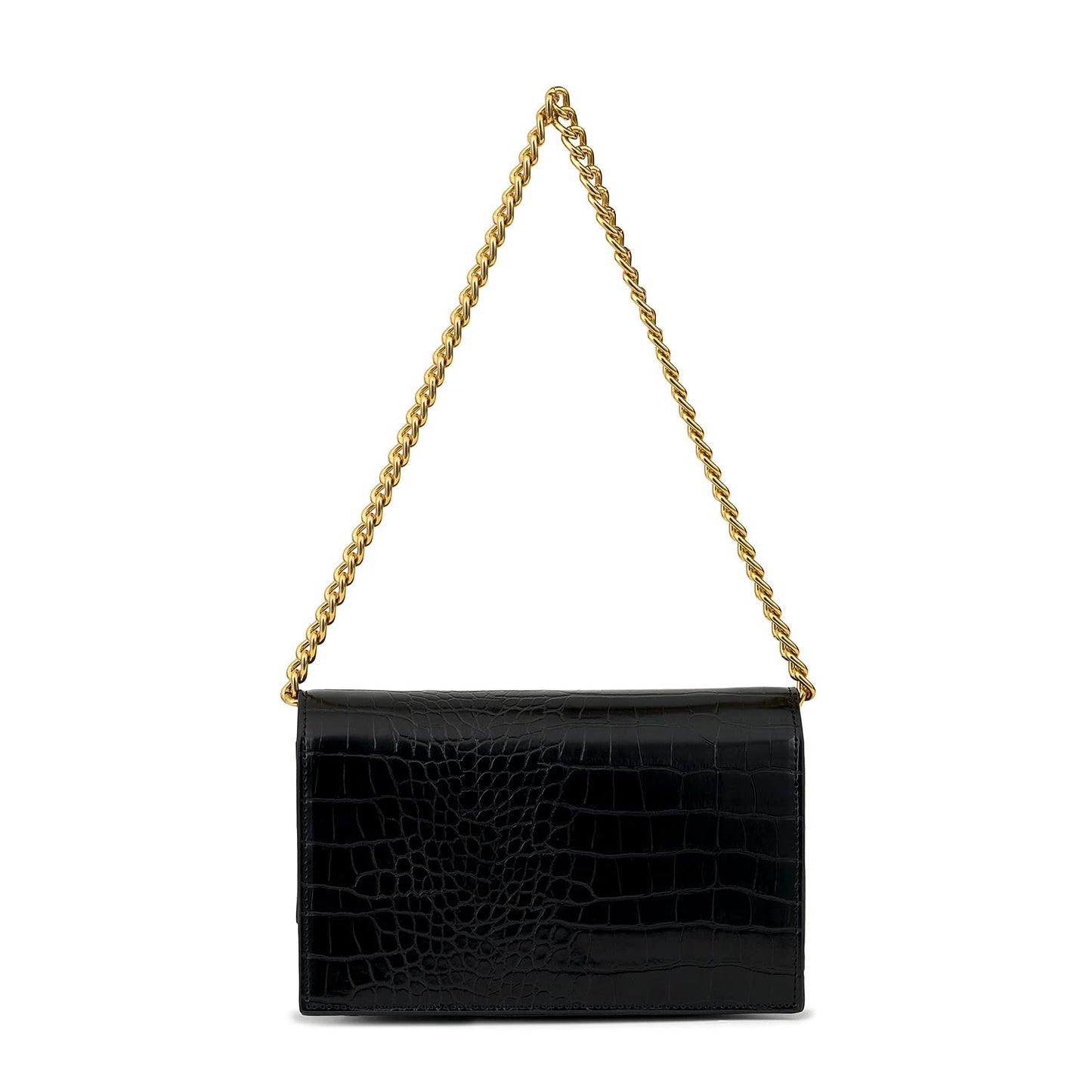 Miraggio Croc-Textured Mila Shoulder Clutch for Women