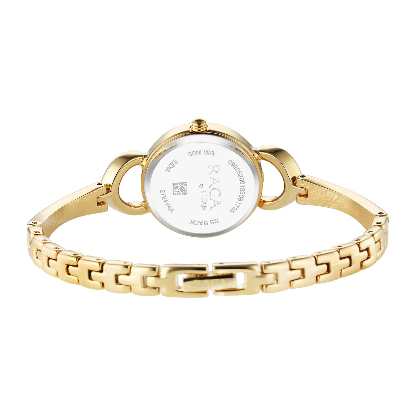 Titan Champagne Dial Analog Watch for Women -2724YM01