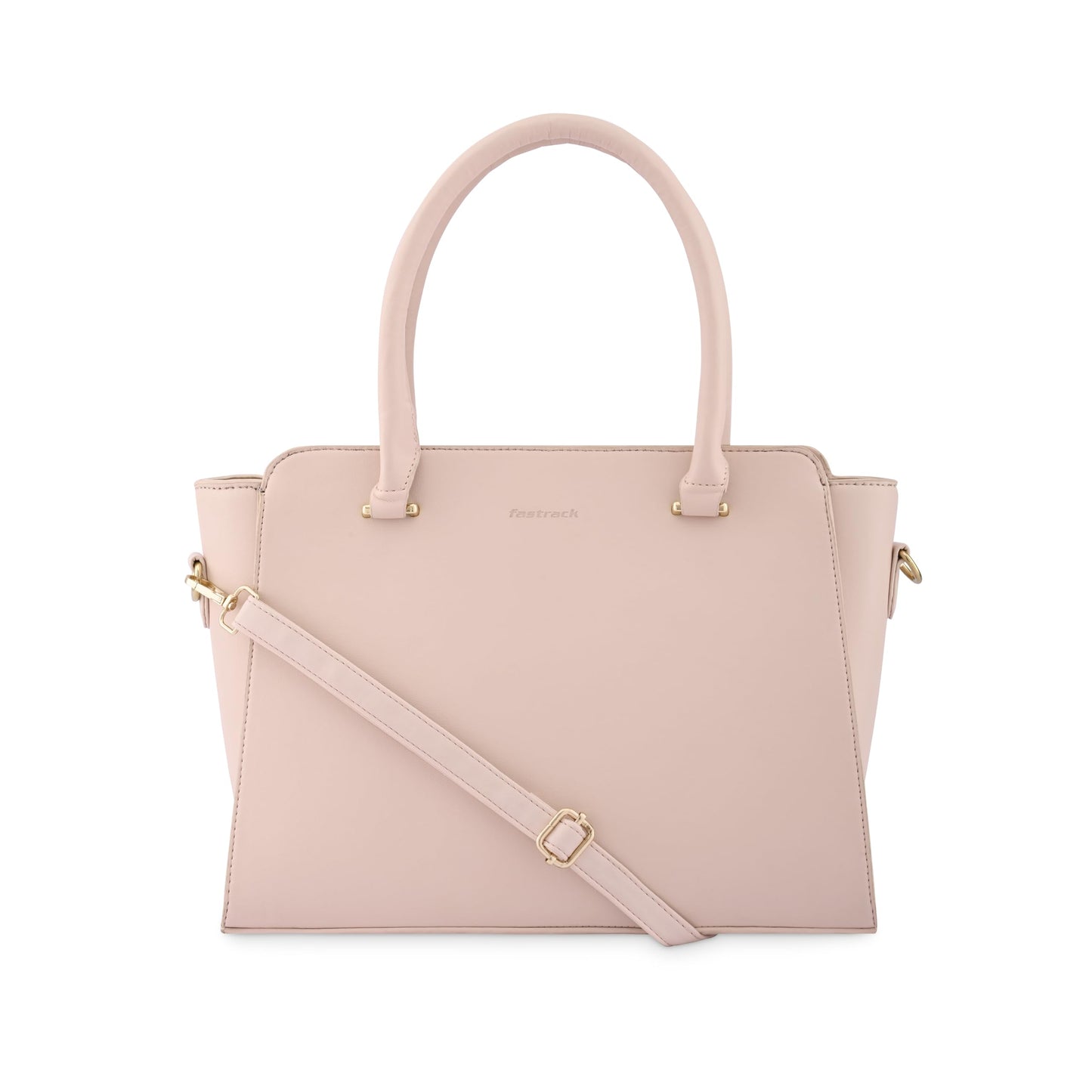 Fastrack Women and Girls Solid Classic Satchel Bag, And | Made Up Of Premium Faux Leather, Pink