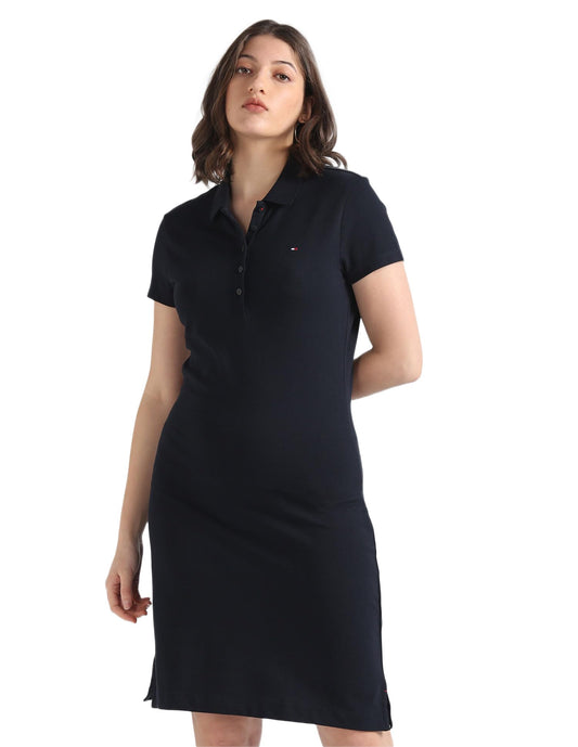 Tommy Helfiger Blue Color Womens Dress (M)