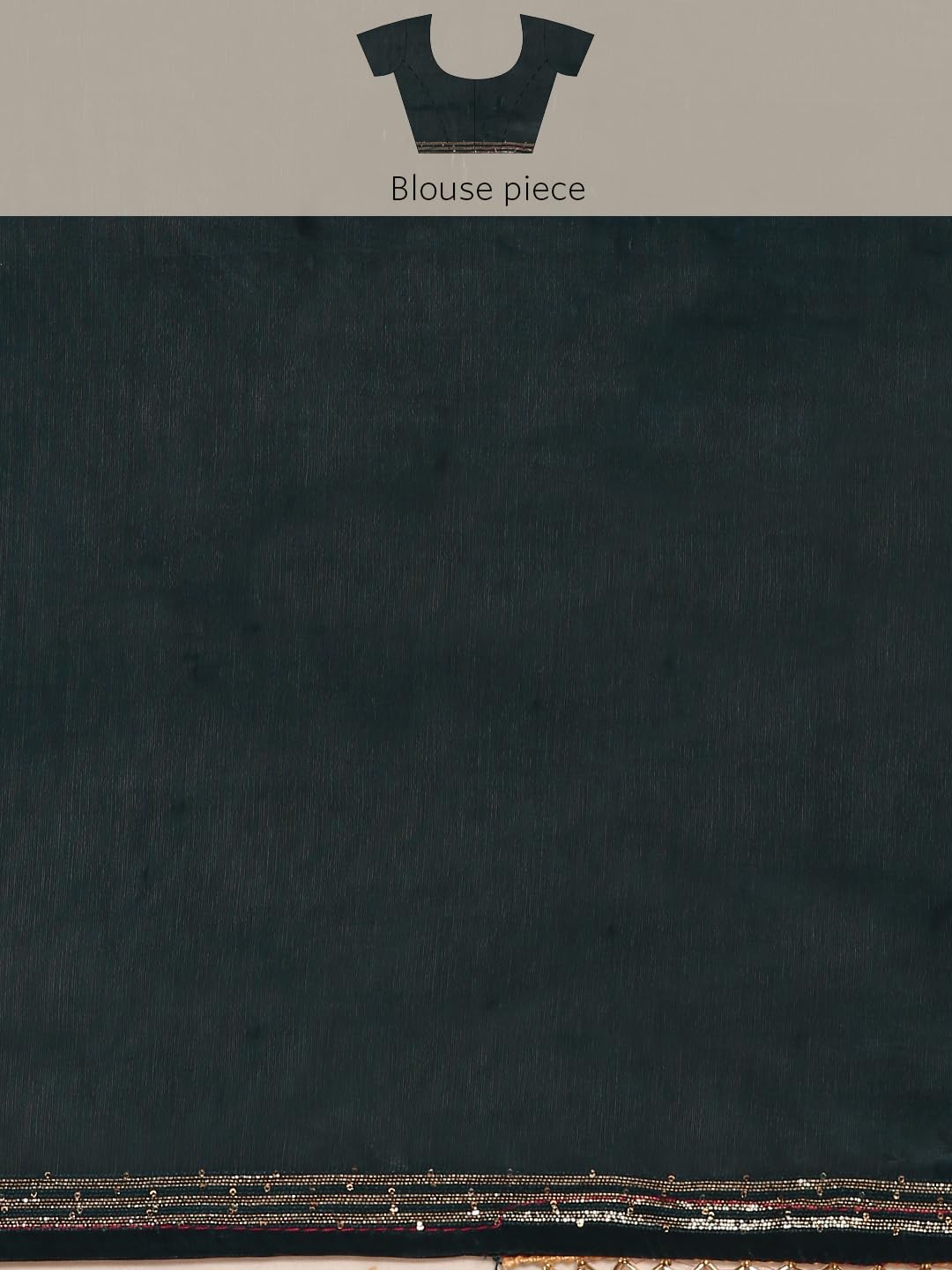 MOHEY Women's Rani Art Silk Stone Work| Zari Weave Saree (RANI)