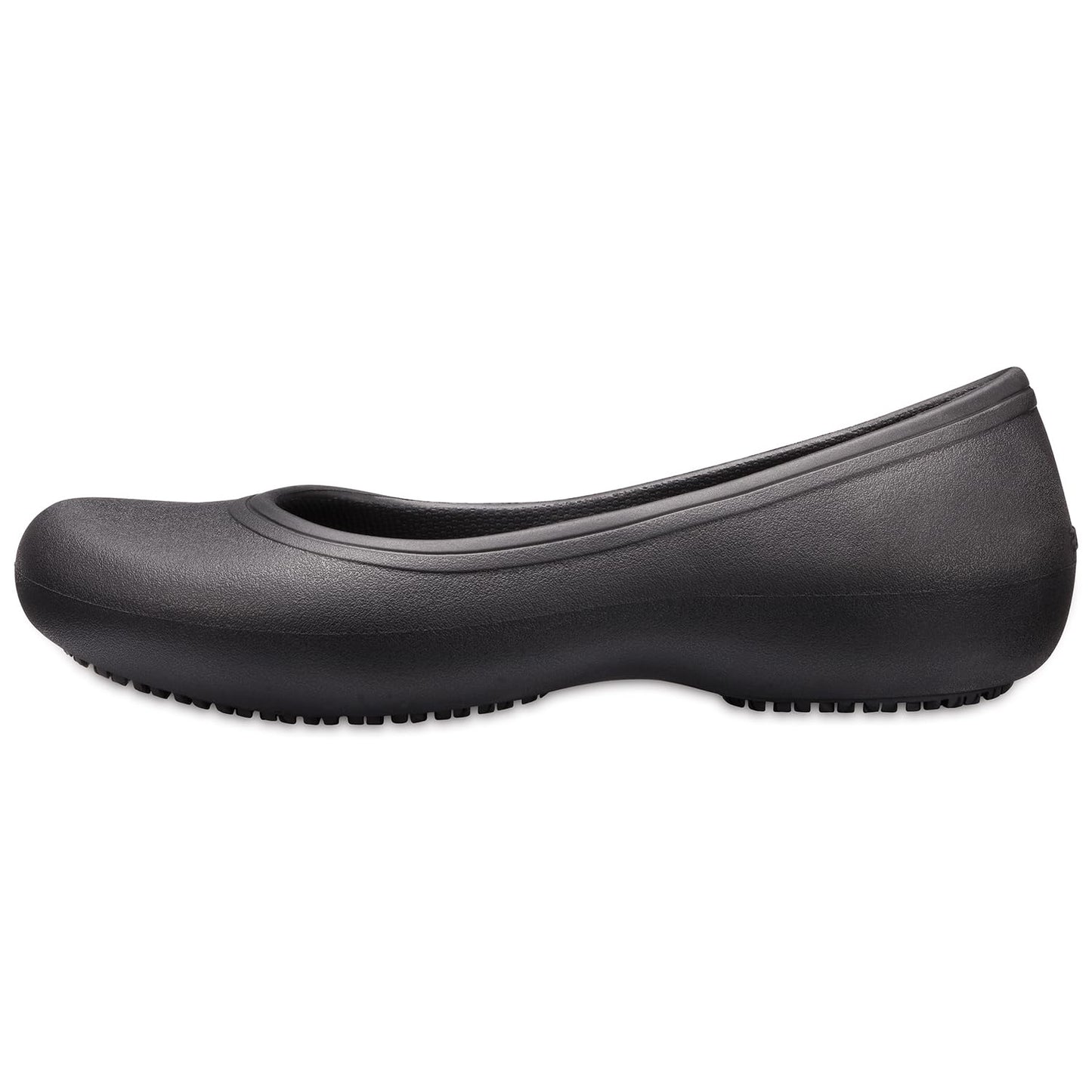 Crocs Women's Croslite Flat At Work, Black - 2 UK