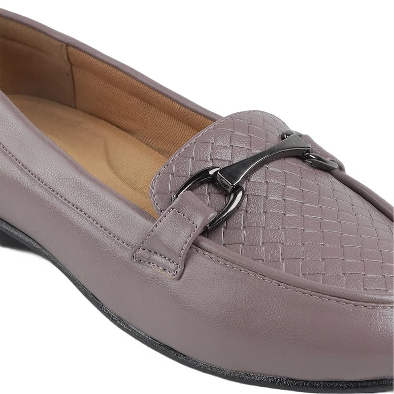 tresmode MOR Grey Women's Casual Loafers in Size 7 UK / 40 EU