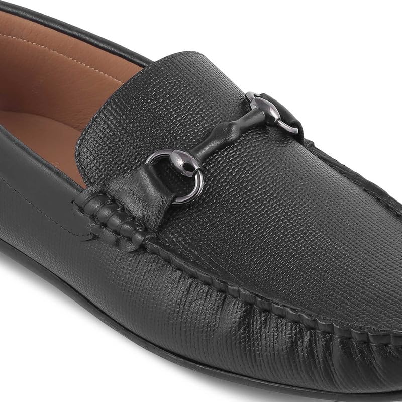 tresmode 240-MILLS Black Loafers for Mens EU/41, UK/7