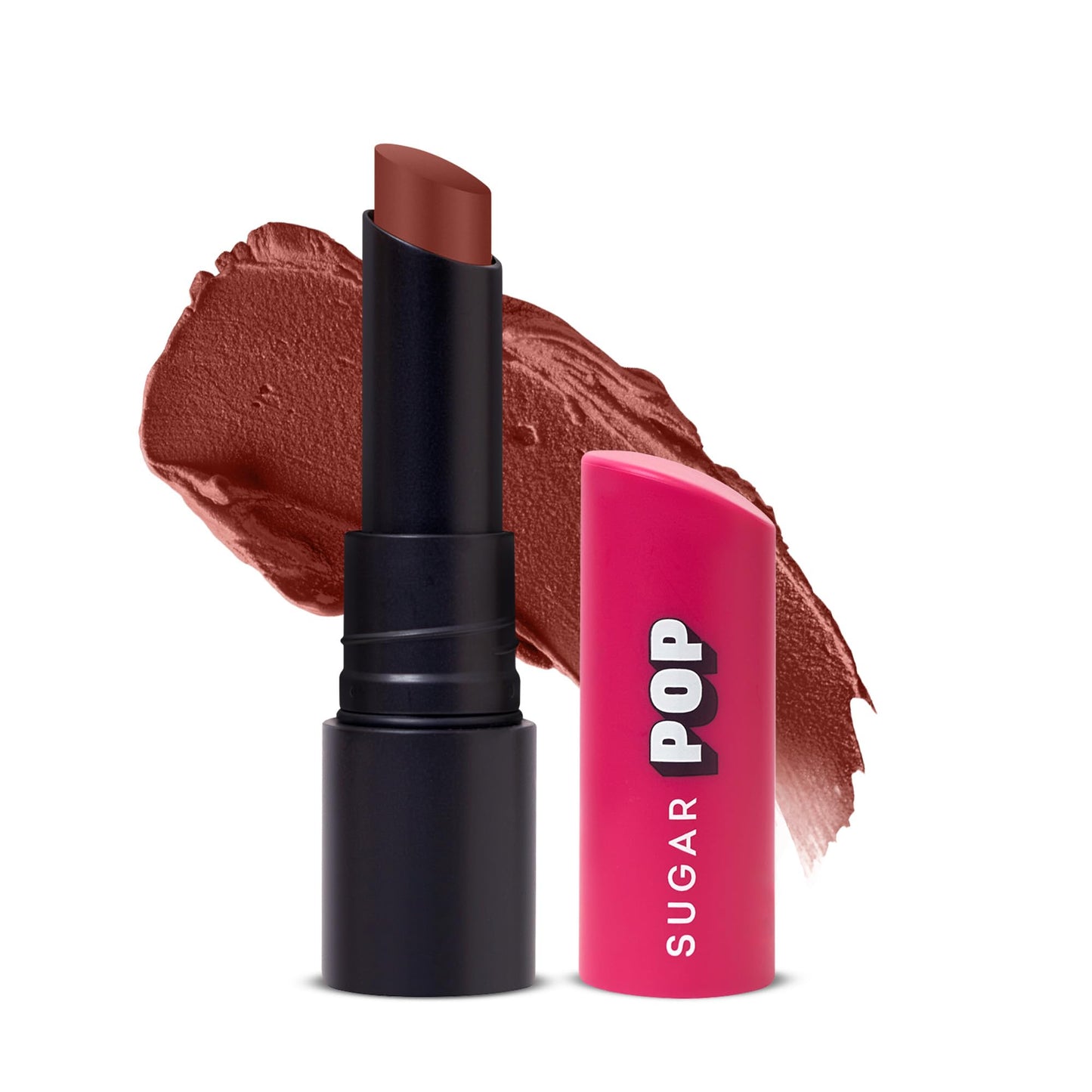 SUGAR POP Ultrastay Transferpoof Lipstick with Vitamin E | Smooth Glide | Waterproof | Longlasting | 4gm - 17 Brown Brilliance
