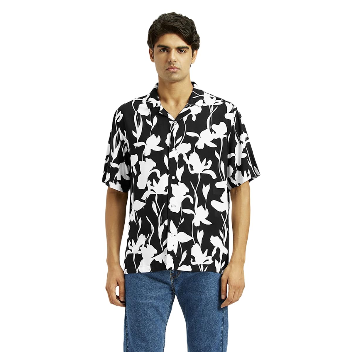 Levi's Men's Regular Fit Shirt (0036O-0021_Black