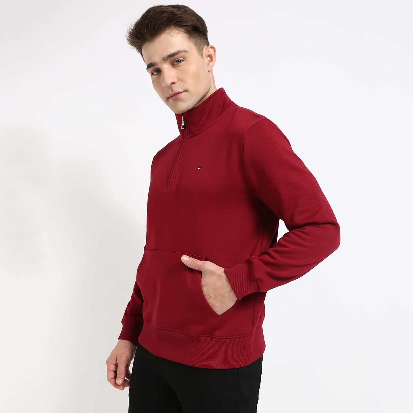 Tommy Hilfiger Mens Red Color Jacket (S)