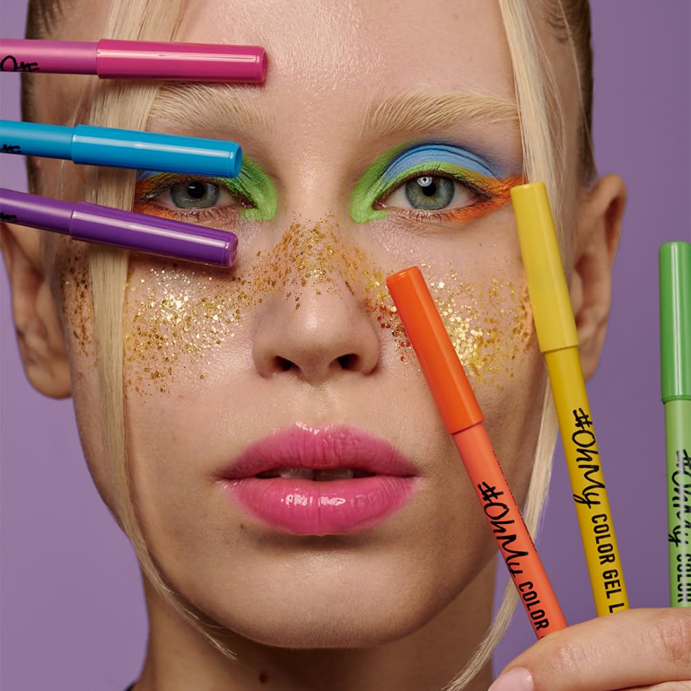 Lamel- 404 Oh My Color Gel Eyeliner - Yellow, Creamy Texture, Hypoallergenic & Super Long Lasting, Glides Effortlessly, Vibrant Shades, Cruelty-Free Eyeliner Waterproof Pencil - 1.4gm