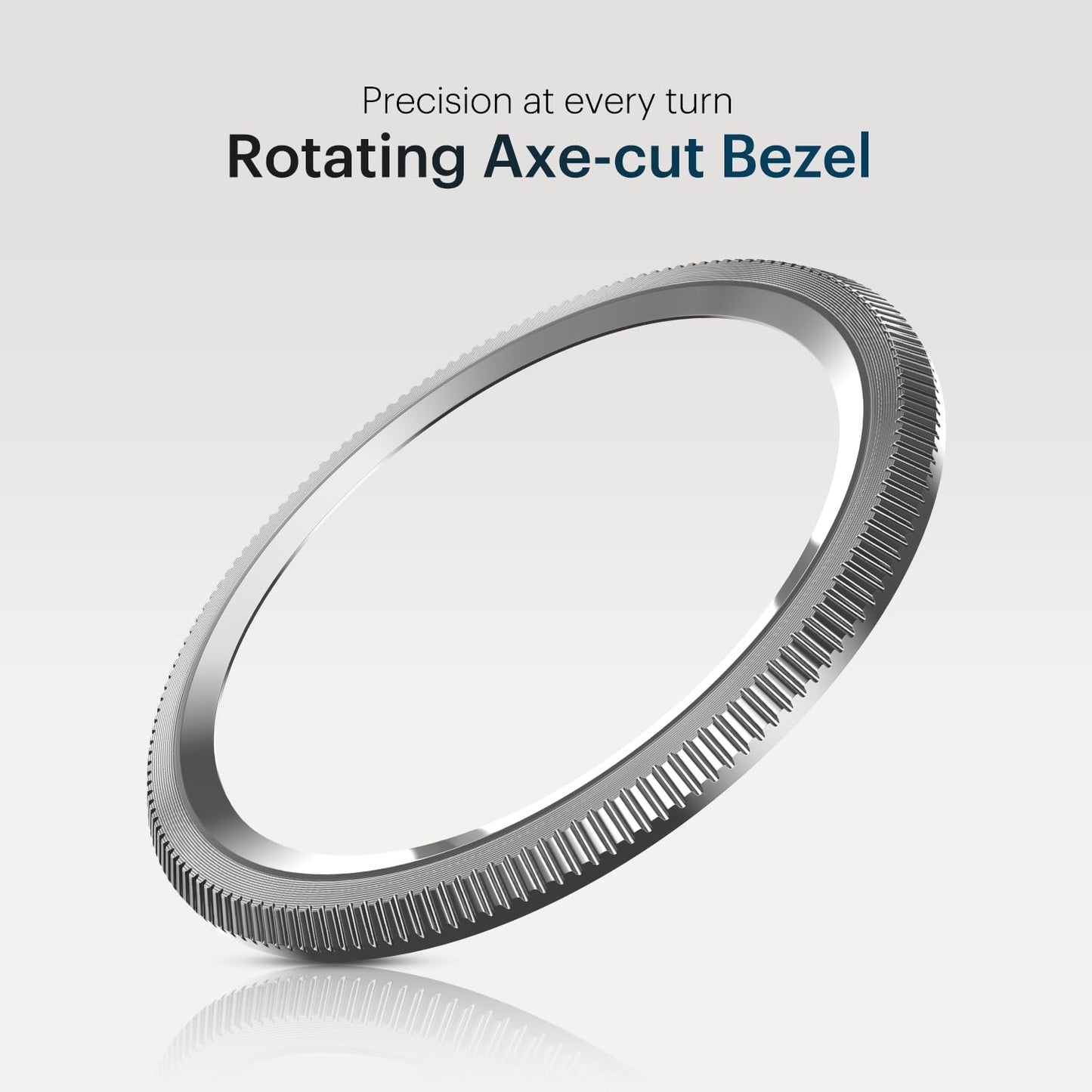 Noise Newly Launched Halo 2 Smart Watch 1st Ever Functional Rotating Dial (Axe-Cut Bezel), 1.43" AMOLED, Stainless Steel Build, Custom Transition Effects, BT Calling, Health Suite (Midnight Alloy)