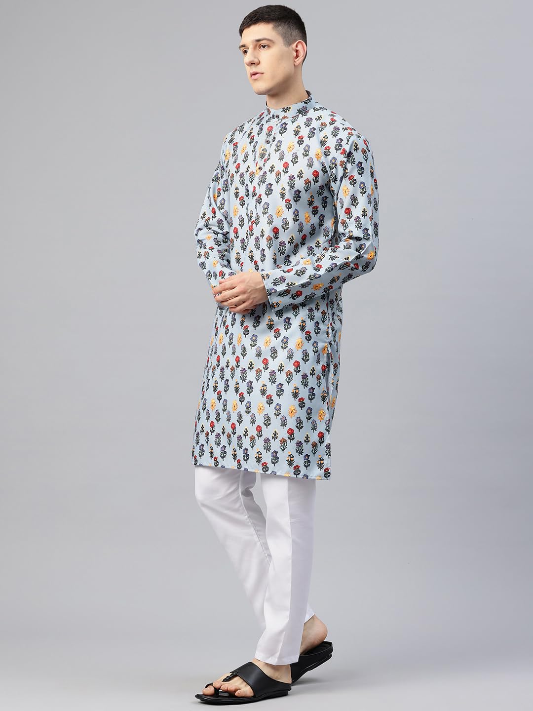Luxrio Kurta with Pyjama Kurta Set for Men Long Regular Fit(KTSETLN-83-38)