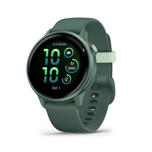 Garmin vívoactive® 6, Health and Fitness GPS Smartwatch, AMOLED Display, Up to 11 Days of Battery, Metallic Jasper Green with Jasper Green Band