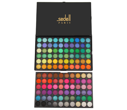 Make up For Life Professional 120 Colors Waterproof Eyeshadow Palette Natural Nude and Neon Combination Eye shadow Palette-01