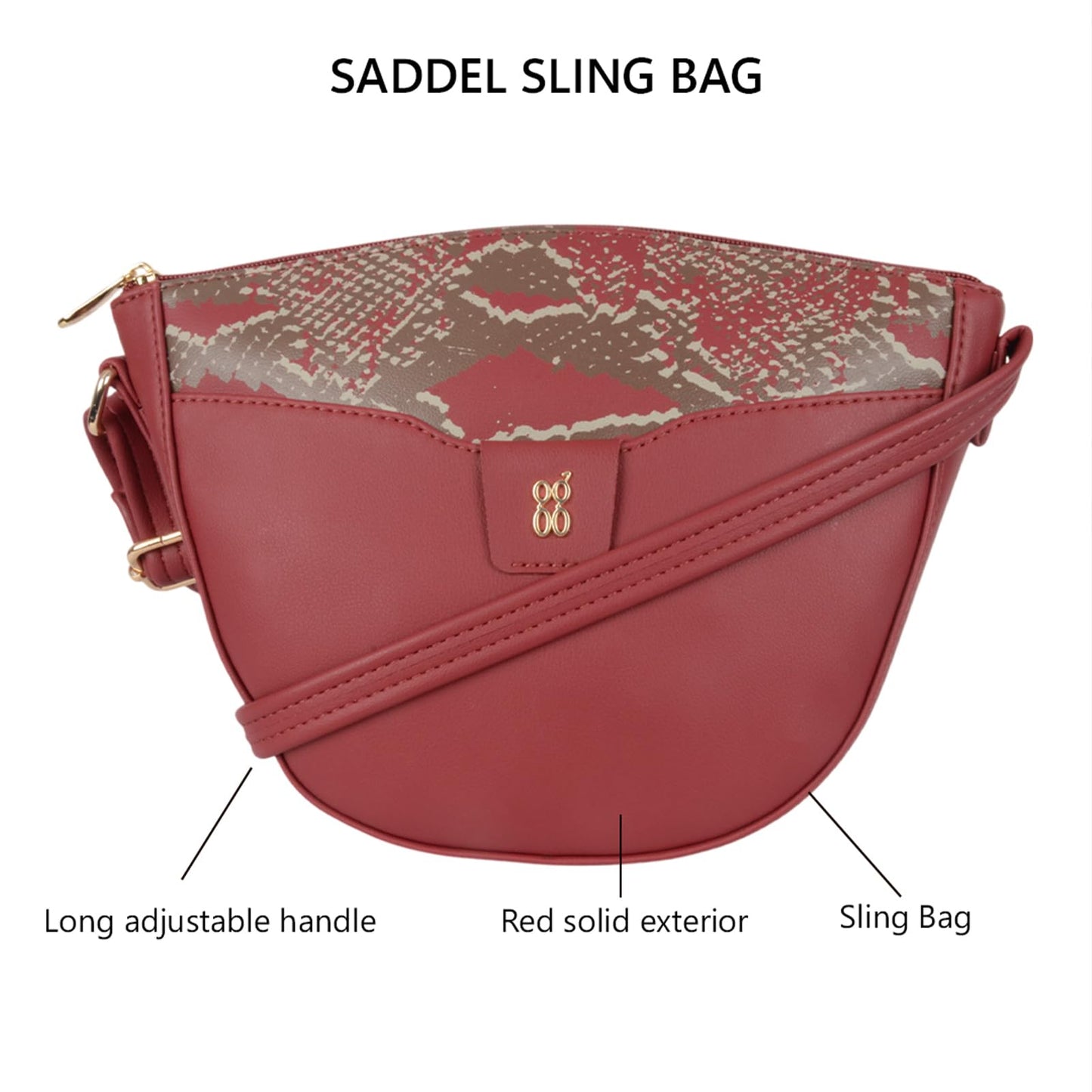 Baggit Women Small Size Handbag - Stylish Casual Purse, Perfect for Travel, Shopping, and Daily Use, Ideal Gift for Women