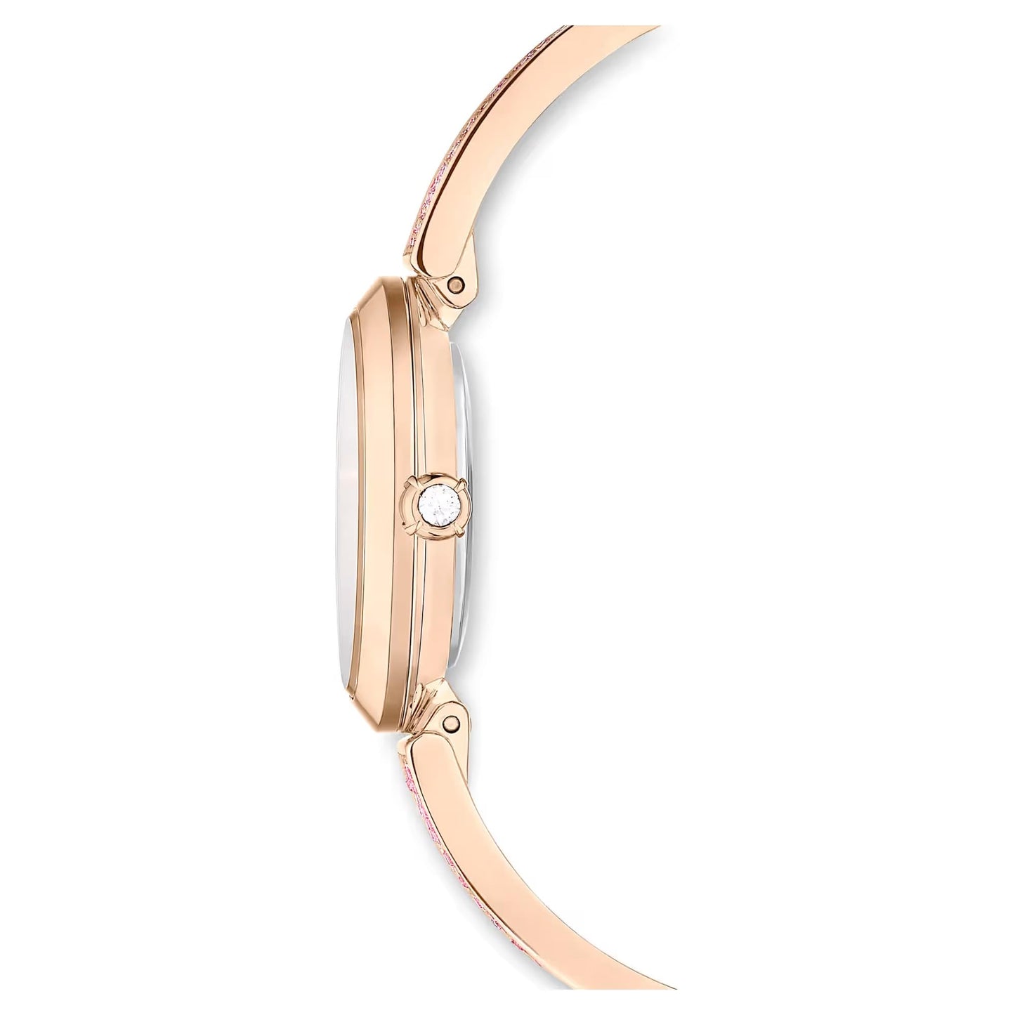 Swarovski Illumina Watch Swiss Made, Crystal Bracelet, Pink, Rose Gold-Tone Finish 5678756
