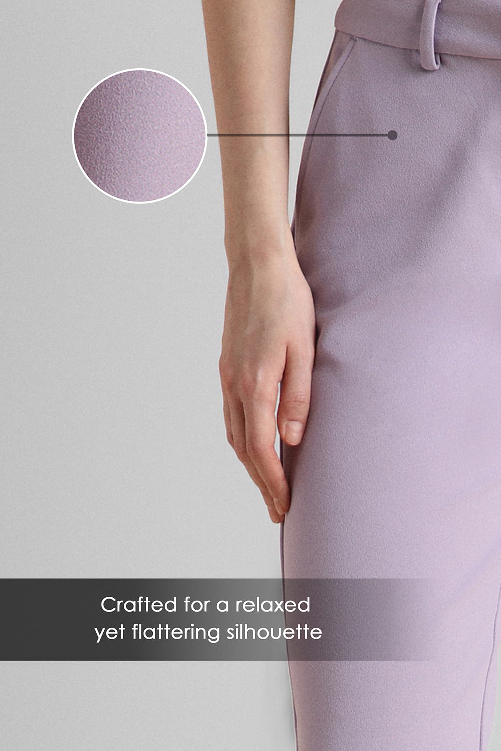 Van Heusen Women's Regular Pants (VWKBCRGF836915_Lilac