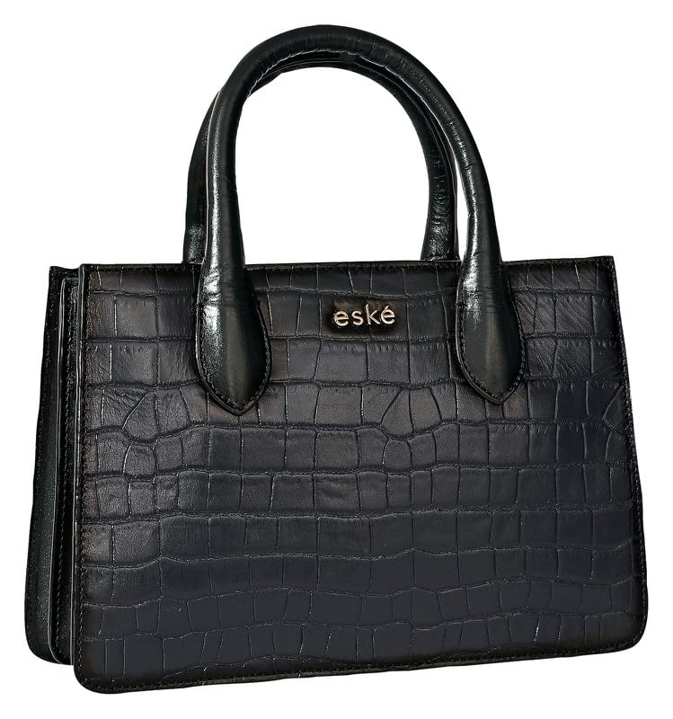 eske Noah Genuine Leather Printed handbag