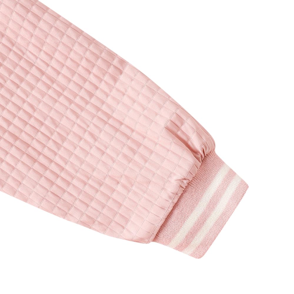 Hopscotch Girls Polyester Waist Length Jackets in White Color For Ages 3-4 Years