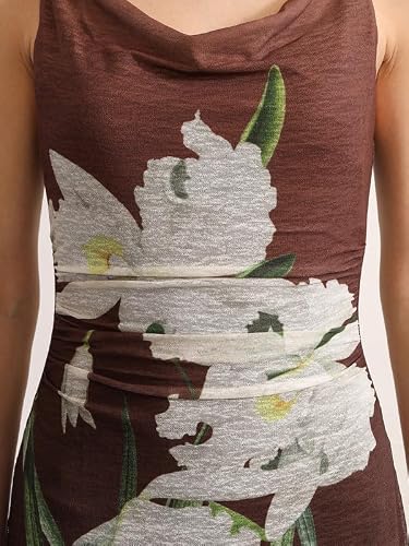 Kazo Hibiscus 2 Maxi Dress (Brown L)