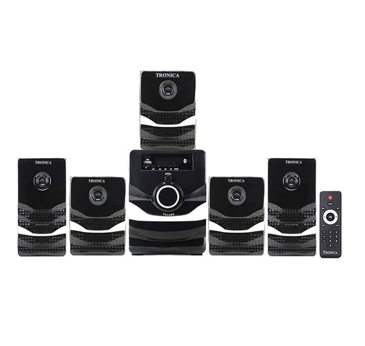 TRONICA Version: 3 Ace Series 5.1 Home Theater System with Bluetooth/PenDrive/Fm/TV/Aux Support with Remote & LED Spectrum