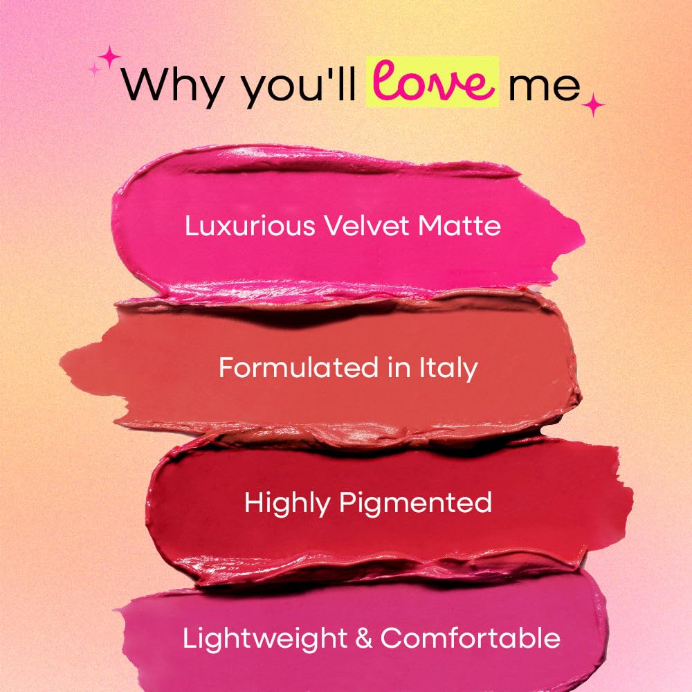 Nykaa Matte Luxe Lipstick - Kale Smoothie (4.2g)