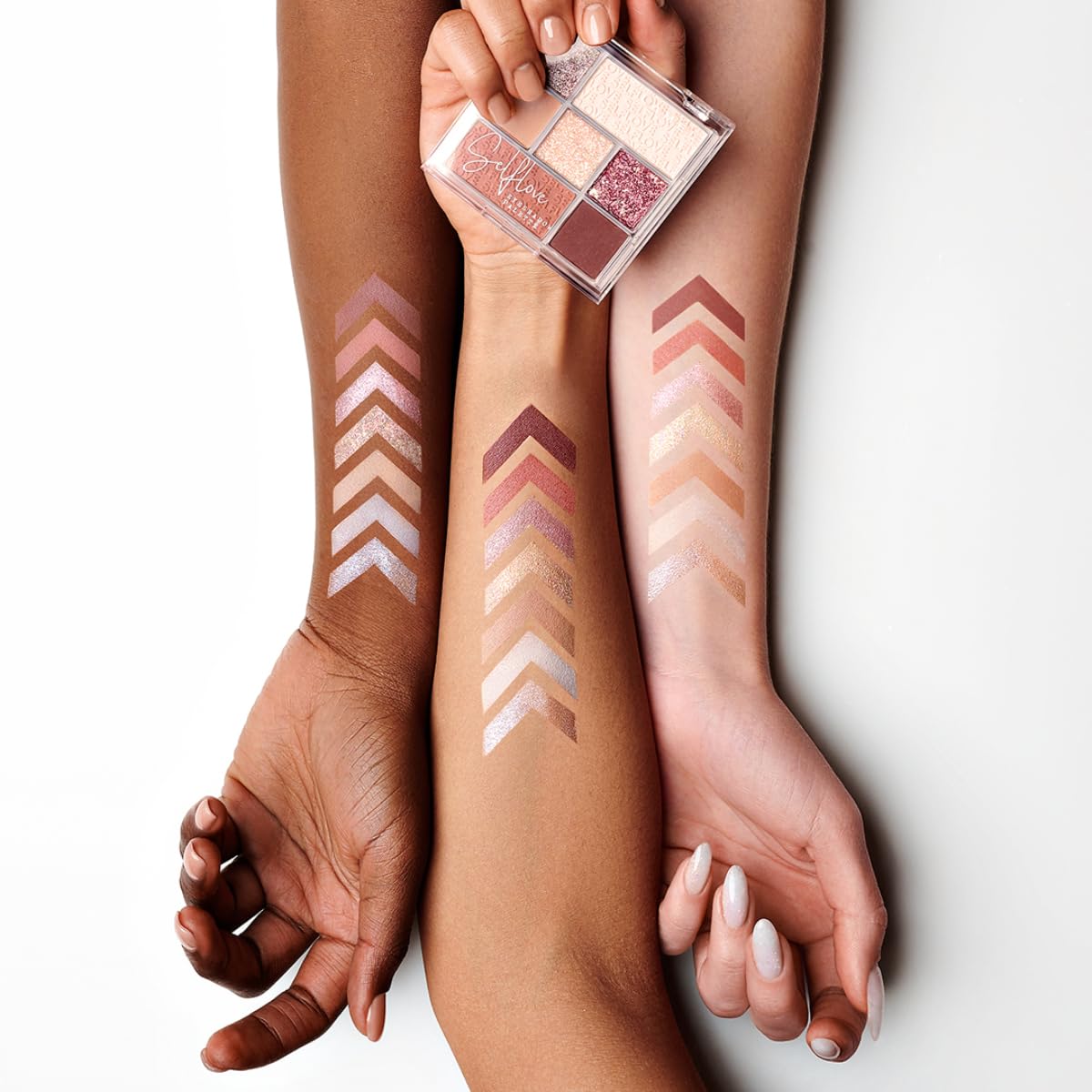 Lamel- SELFLOVE Eyeshadow Palette 401-Multi |Easily create beautiful looks |Soft, blendable texture |Matte, shiny, and pearlescent shades |No creasing or crumbling |8.5gm